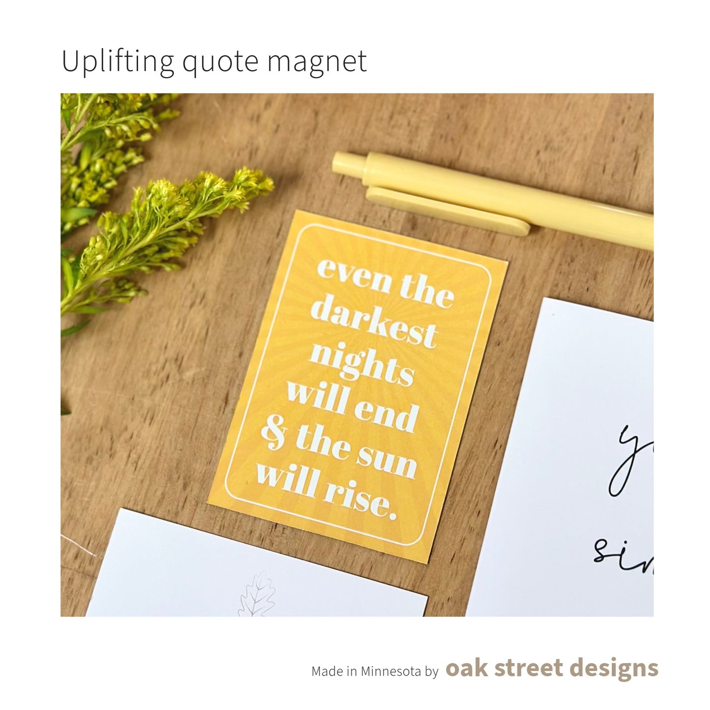 Quote Magnet - The Sun Will Rise