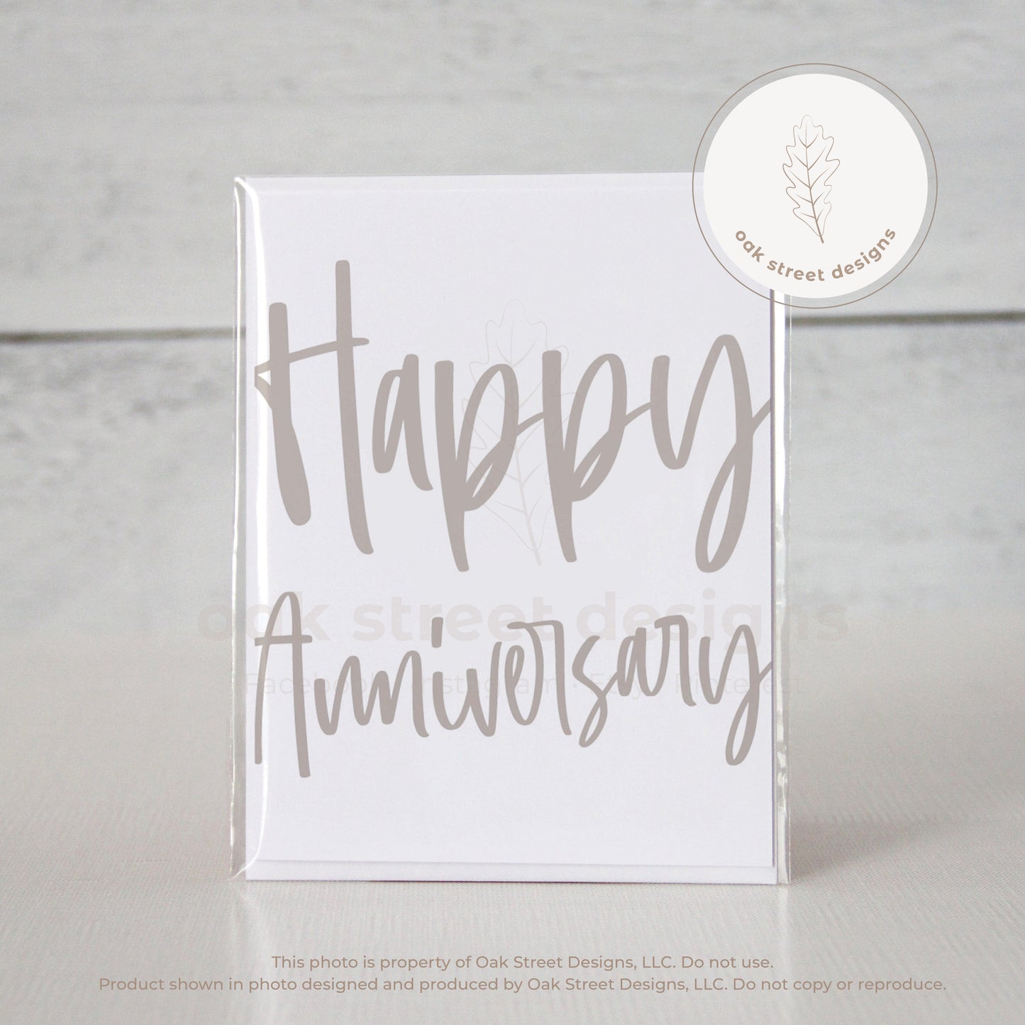 Happy Anniversary Folded Card