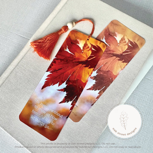 Bookmark - Fall Let Things Go