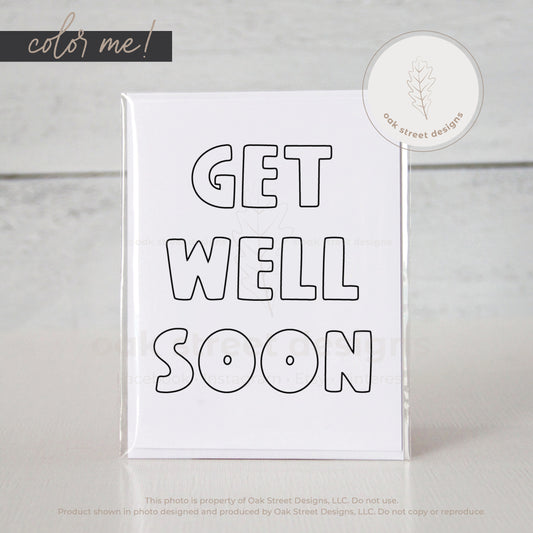 Get Well Soon Greeting Card