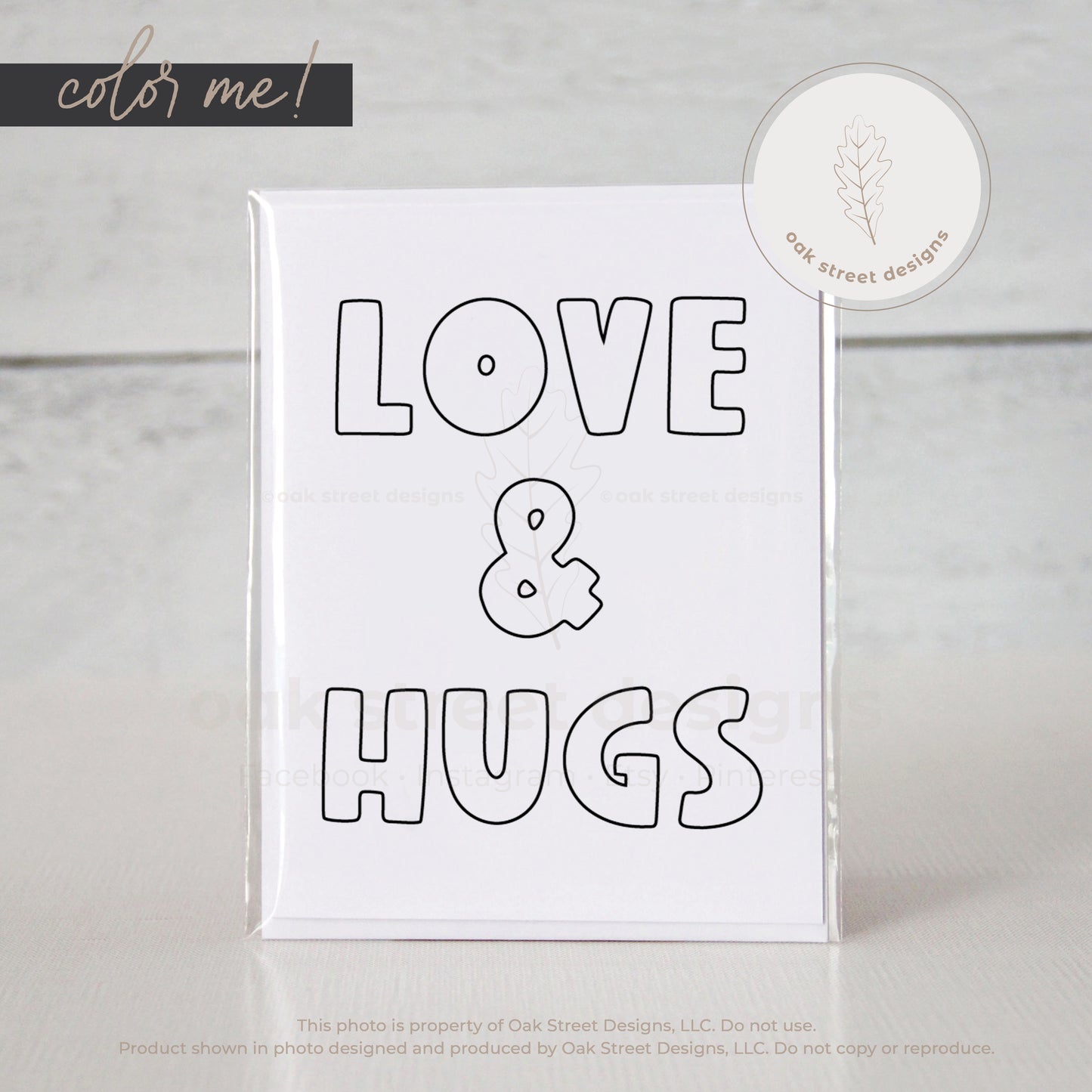 Love & Hugs Greeting Card