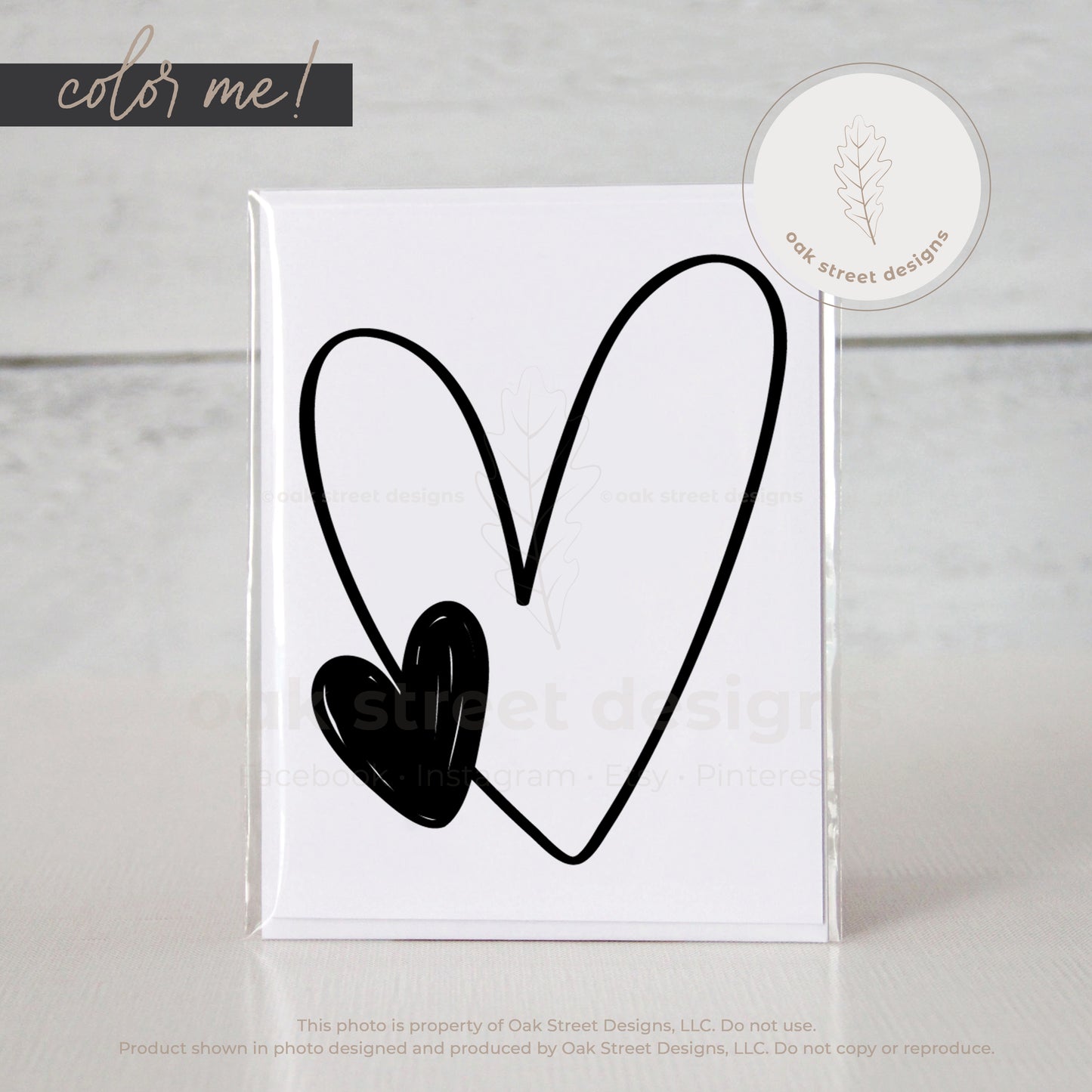 Big Heart Little Heart Greeting Card