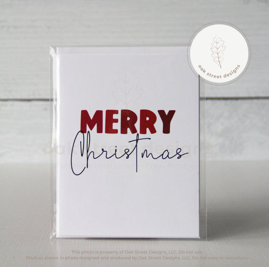 Merry Christmas Greeting Card