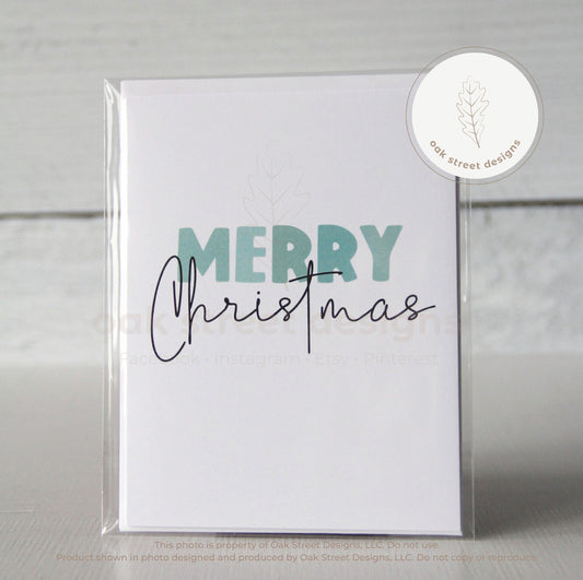 Merry Christmas Greeting Card