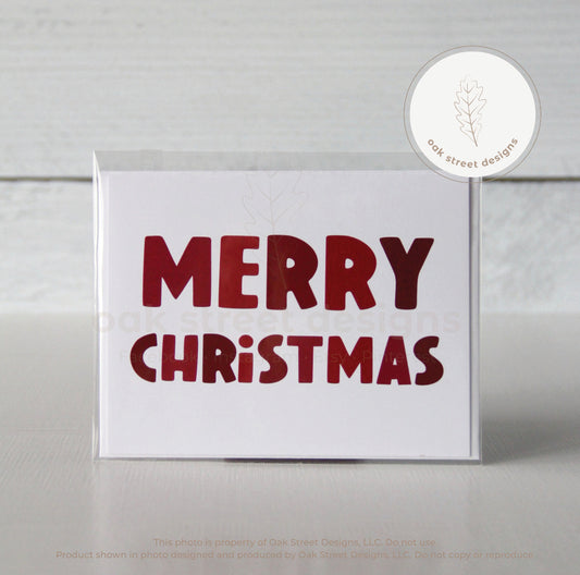 Merry Christmas Greeting Card