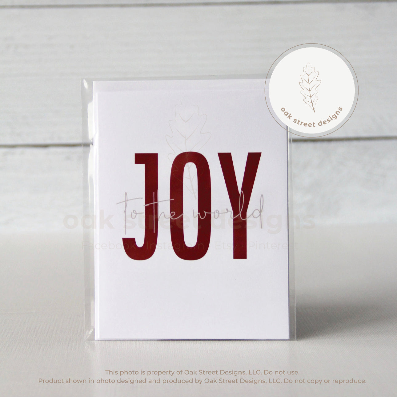 Joy to the World Christmas Card