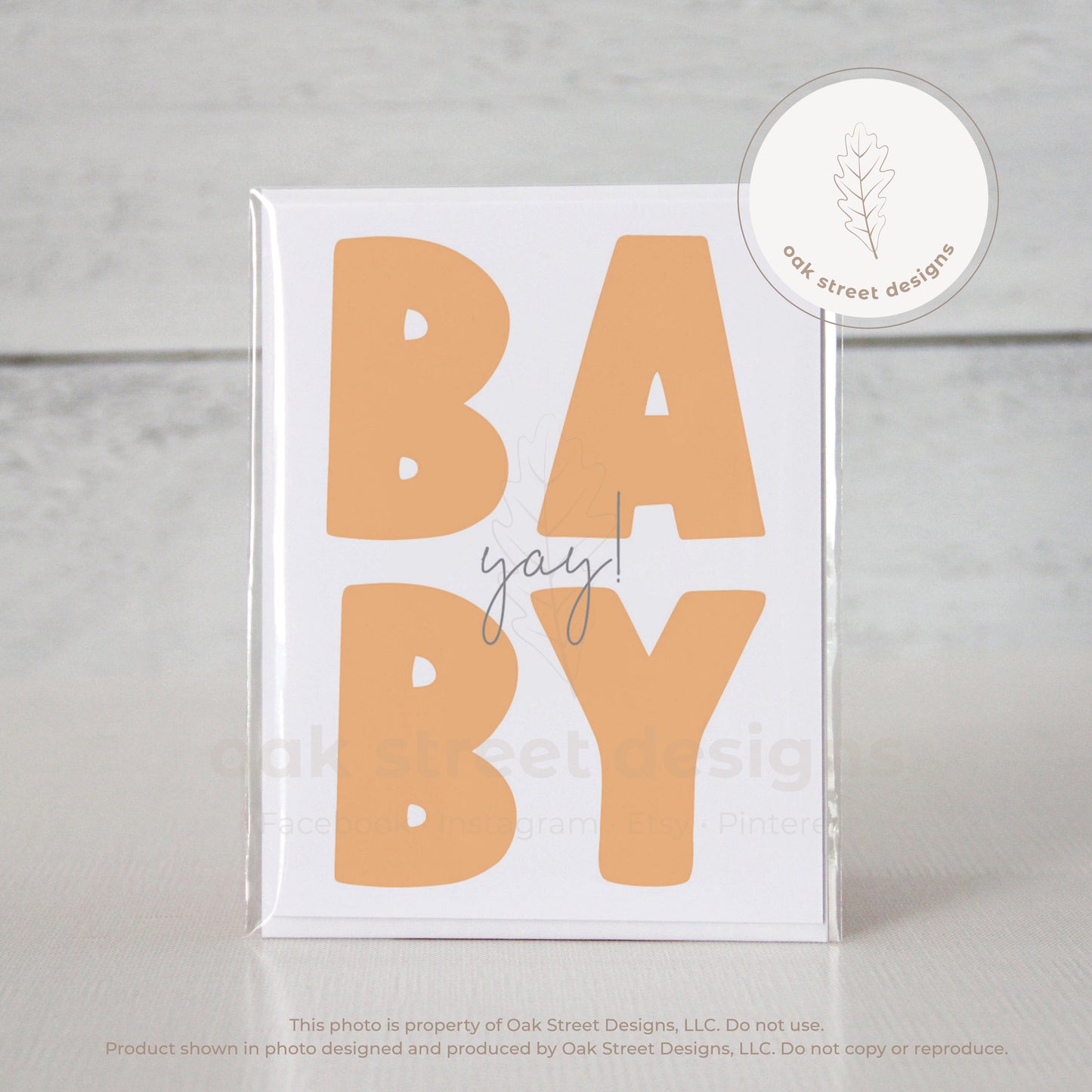 Baby, Yay! Folded Card