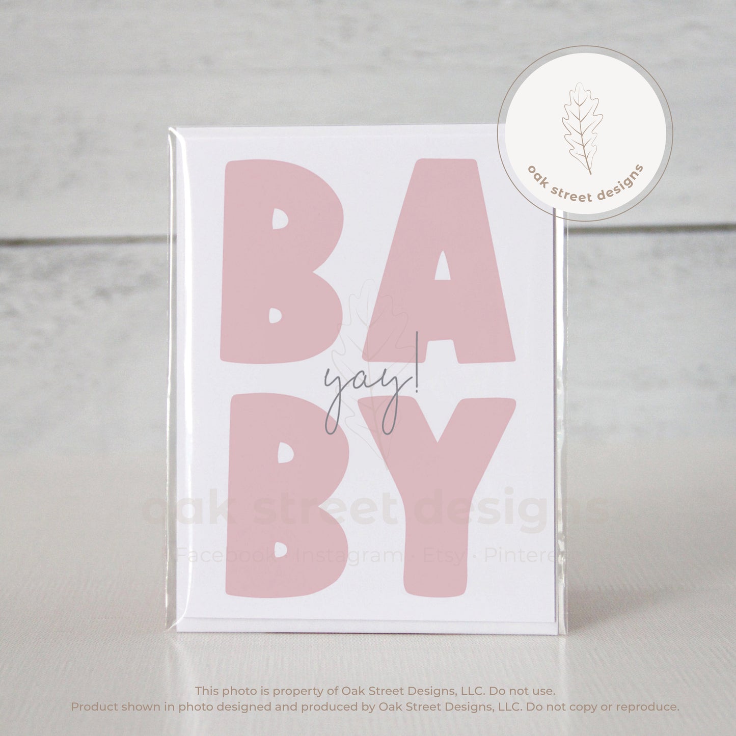 Baby, Yay! Folded Card