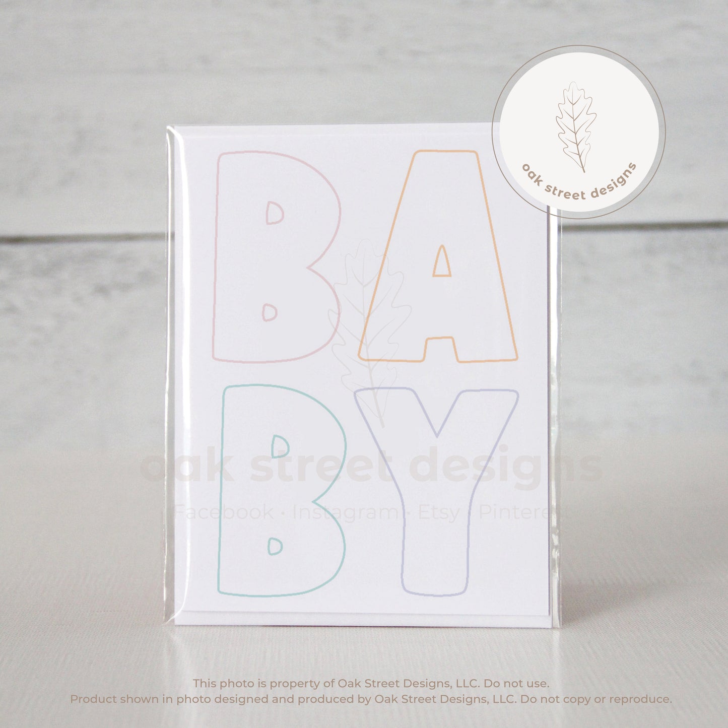 Baby Folded Card