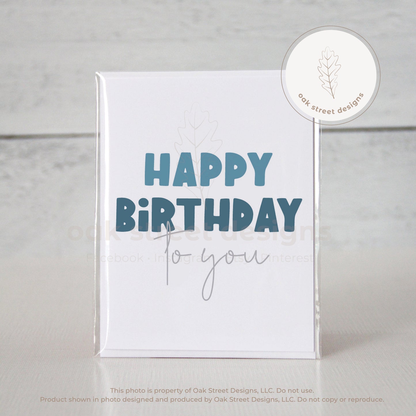Happy Birthday To You Folded Card