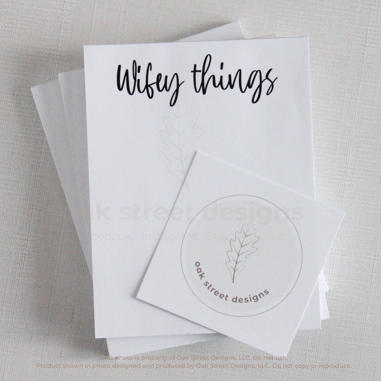 Wifey Things Notepad