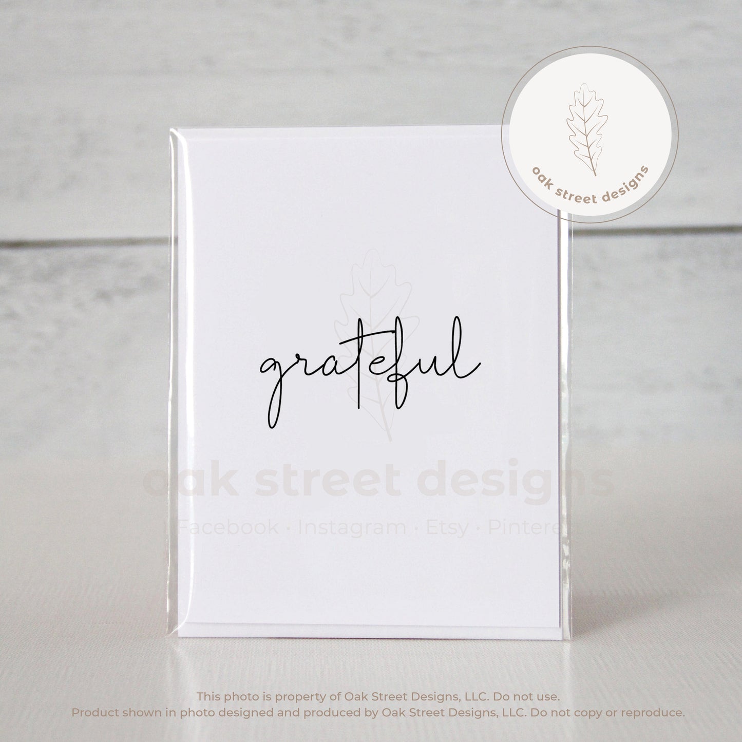 Grateful Folded Card