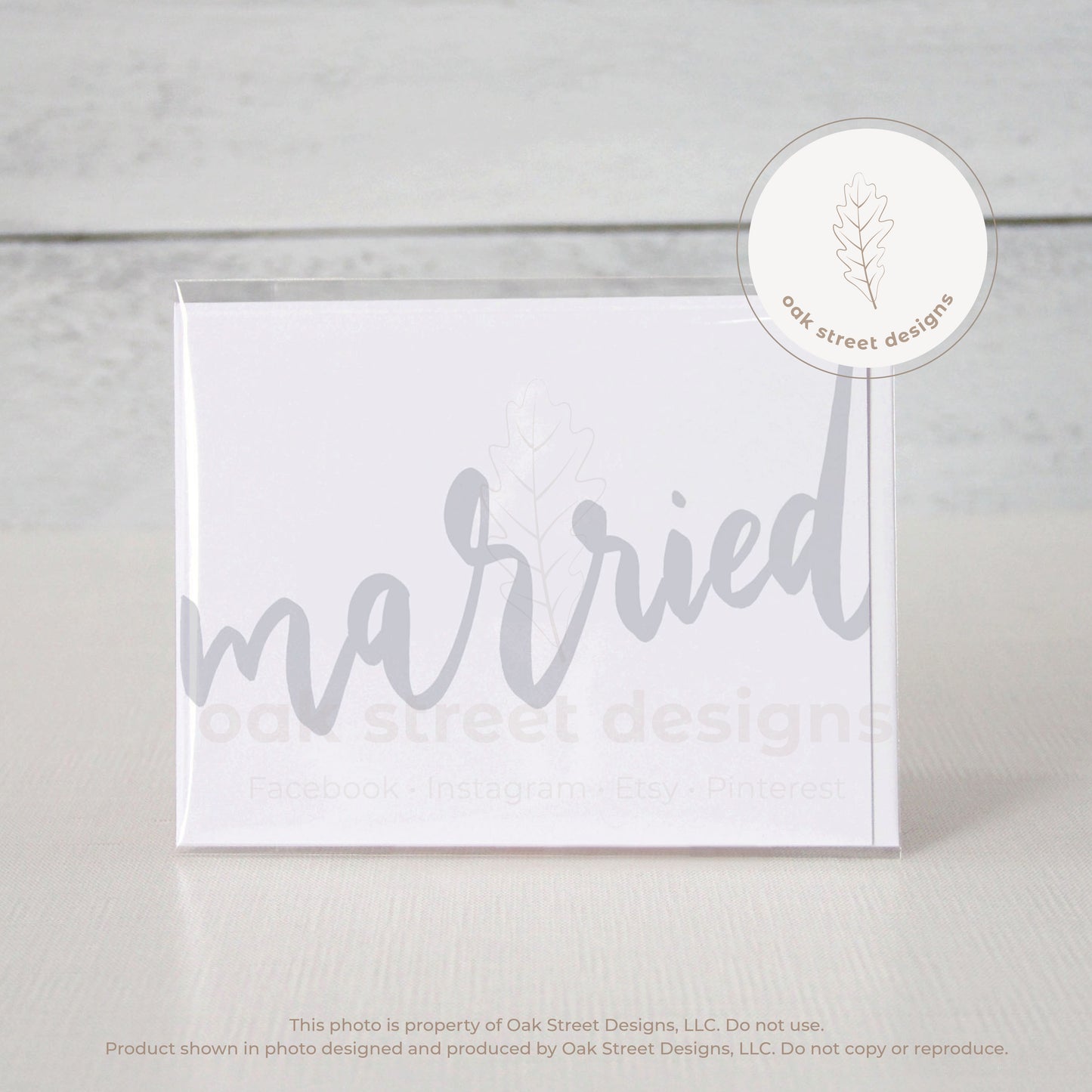 Married Folded Card